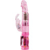Baile - Mini Rotateur Lapin Rose Avec Superstimulateur